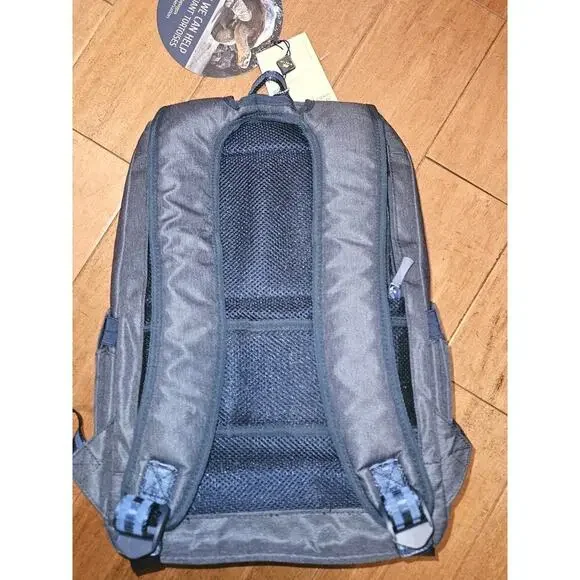 NWT! RIVACASE Suzuka 7760 Backpack With 15.6" Laptop Sleeve Blue - Picture 7 of 9
